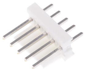 Złącze szpilkowe 5-pinowe MTA-100 raster: 2.54 mm Prosty 1-rzędowe TE Connectivity Otwór przelotowy250 V Bez osłony