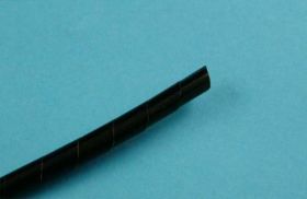 KW-4 BK 4-20mm CZARNA SPIRALA PLAST