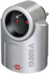 Ochronnik przepięciowy 1-fazowy, 16A, 230 V, montaż Wtyk PRIMERA, brennenstuhl