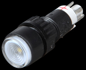 1.15.106.505/1000 Button, 24 V, 0.5 A, 1 NC/1 NO, Ø 9.1 mm, LED, clear