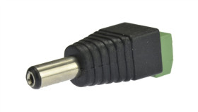 Wtyk Zasilający Dc 2,1/5,5 Mm Z Szybkozłączem Złącze Proste Skręcane Na Kabel...