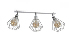 Spot loftowy 3xE27 FOSKAL SILVER