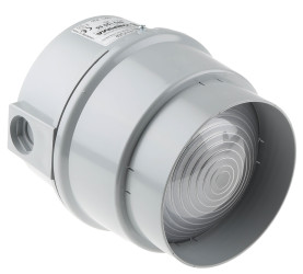 Sygnalizator 12 V DC, 24 V DC Stały Czerwony Montaż na podstawie LED