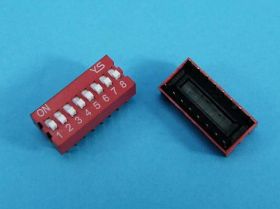 DIP SWITCH 8-PIN RED
