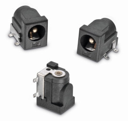 Gniazdo DC Gniazdo DC Montaż na płytce drukowanej 5.0A 24.0 V.