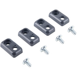 BOPLA 96510604 B Wall bracket PC-V0 graphite grey 18x33x8mm