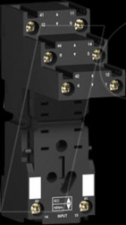 RXZE2S108M Base for miniature relay, 2-pin, separate contacts