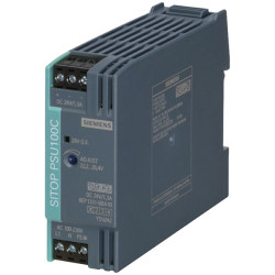 Siemens 6EP1331-5BA10 SITOP PSU100C DIN Rail Power Supply 24VDC 1.3A 30W