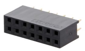 LISTWA KOLKOWA ZENSKA 2,54MM 14PIN