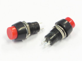 Przełącznik przyciskany PBS-20A-2 czerwony OFF-ON