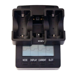 Ładowarka akumulatorków Ni-MH profesjonalna everActive NC-3000 + 2 adaptery C/D