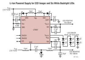 High Voltage Monolithic Inverter and Dual Boost