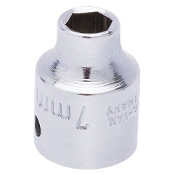 Elora 25838 7mm 3/8&quot; Square Drive Bi-hexagon Socket