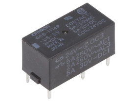 Przekaźnik elektromagnetyczny SPST-NO Ucewki 24VDC 5A/30VDC G6B-1114P-US-SV 24VDC