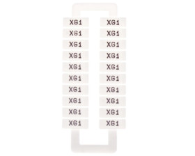 Oznacznik do złączek EURO 2,5-70mm2 /XG1/ 43192 /1 blister=20 szt/