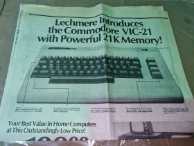 Vic-21 Newspaper Ad - original