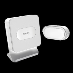 Philips WelcomeBell Basic dzwonek bezprzewodowy. 4 melodie do wyboru. zakres działania max.300m 531112