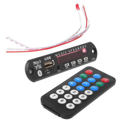 MP3 Bluetooth Radio USB AUX Player + Remote Control