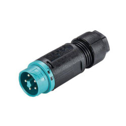 Wieland 46.052.4553.6 RST&#xAE; MINI Bullet Connector 4&#x2B;PE Plug Straight