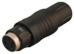 Złącze wielostykowe przemysłowe 6-pinowe Miniaturowe Montaż na kablu Gniazdo Binder