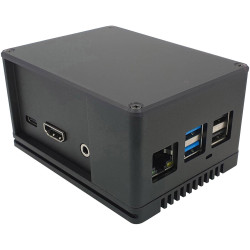 Radxa RockPi_GH_PROHP_SW SBC Housing Black Luxury Version for ROCK Pi 4