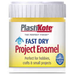 PlastiKote 440.0000012.067 FastDry Enamel Paint B12 Bottle Buttercup Yellow 59ml