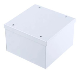 Obudowa urządzeń elektronicznych, Stal walcowana na zimno, Szary, 120 x 120 x 80mm, RS PRO