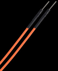 Flexible jumpers, 15 cm, plug/plug, orange