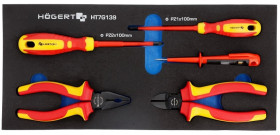 Zestaw narzędzi izolowanych dla elektryka 1000V plus wkład EVA HT7G139