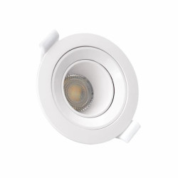 FIALE CORE DEEP GU10 OCZKO GU10 IP20 FI86X34MM BIAŁY OKRĄGŁA RUCHOMA