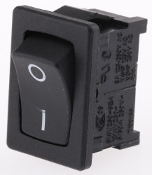 Przełącznik kołyskowy Wł.-wył. Nie 10 A SPST Czarny IP40 Marquardt