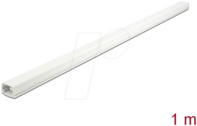 20720 Cable Duct with Cover self-adhesive 22 x 15 mm - length 1 m whit