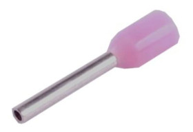 Końcówka tulejkowa izolowana 0,25mm x 8 100szt KR002508