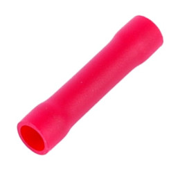Tulejka bez szwu łącznik izolowany 0,5-1,5 czerwona 100szt KLRBS