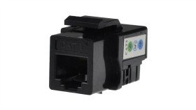 Moduł Keystone Telefoniczny Kat.3 Rj12 6P6c Czarny