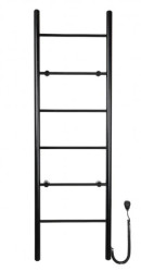 Suszarka elektryczna bezcieczowa PRIMAVERA 500X1600 120W kolor czarny mat (c31) PRVE-50/160C31