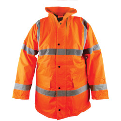 Scan UC803-O Hi-Vis Motorway Jacket Orange - XL (48in)