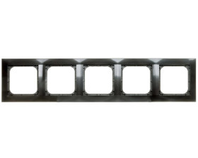 IMPRESJA Ramka pięciokrotna antracyt R-5Y/50
