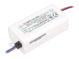 APC-12-350 Zasilacz impulsowy, LED, 12,6W, 9÷36VDC, 350mA, 90÷264VAC, IP42