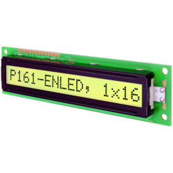 DISPLAY VISIONS EAP161-ENLED 7-Segment Display LED 16x1 Yellow-Green