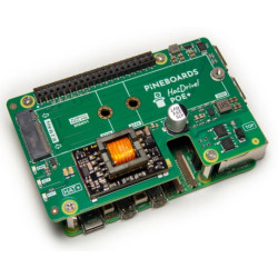 Pineboards HatDrive! PoE+ - nakładka zasilająca PoE z adapterem adapter NVMe do Raspberry Pi 5