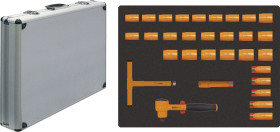Zestaw nasadek i kluczy rozmiar napędu 1/2 in elementy: 31 Ega-Master