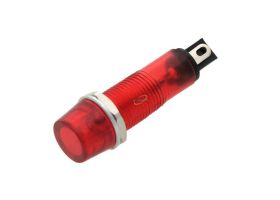 KONTROLKA NEONOWA fi9-10mmR 230V