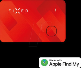 FIXTAG-CARD-OR Location Card for Apple "Find My", orange