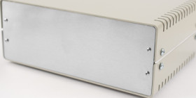 Aluminum enclosure, (L x W x H) 99 x 254 x 185 mm, gray (RAL 7046), IP30, 1402HV