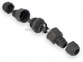 Złączka hermetyczna 2PIN IP68 mufa