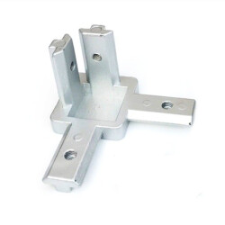 90º 3-way Tee Corner Connector for 2020 Aluminum Profiles - V-SLOT, T-NUT
