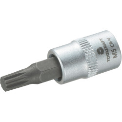 Toolcraft 1/4&quot; Drive Socket With Spline Bit 5mm