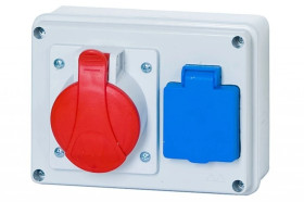 Rozdzielnica budowlana BERGAMO 1x5P 32A 1x2P+Z ITALINE ITA00112 ELIT50522