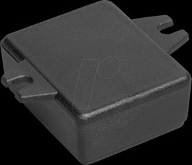 Industrial housing, 50 x 40 x 21 mm, IP54, black